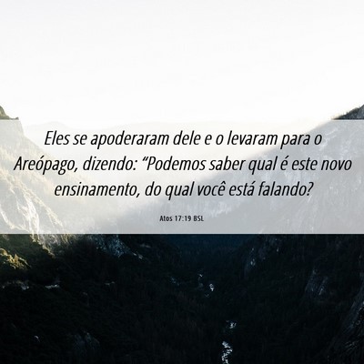 Picture 06 - Atos 17:19 BSL - Eles se apoderaram dele e o levaram para o - Bible Verse Picture