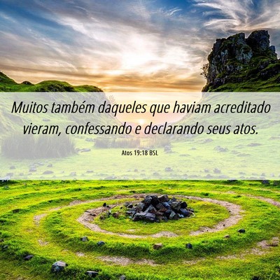 Picture 06 - Atos 19:18 BSL - Muitos também daqueles que haviam acreditado - Bible Verse Picture