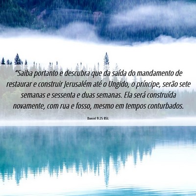 Picture 06 - Daniel 9:25 BSL - “Saiba portanto e descubra que da saída do - Bible Verse Picture
