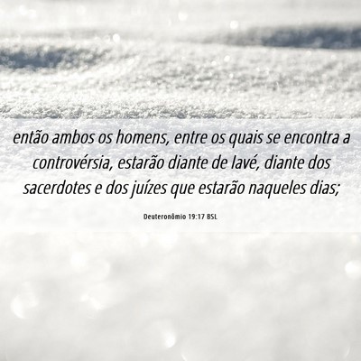 Picture 06 - Deuteronômio 19:17 BSL - então ambos os homens, entre os quais se - Bible Verse Picture