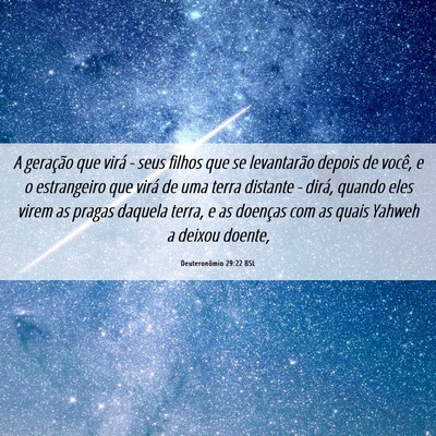 Picture 06 - Deuteronômio 29:22 BSL - A geração que virá - seus filhos que se - Bible Verse Picture