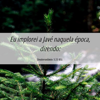 Picture 06 - Deuteronômio 3:23 BSL - Eu implorei a Javé naquela época, - Bible Verse Picture