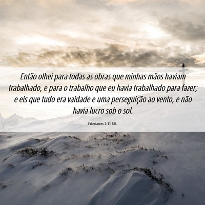 Picture 06 - Eclesiastes 2:11 BSL - Então olhei para todas as obras que minhas mãos - Bible Verse Picture