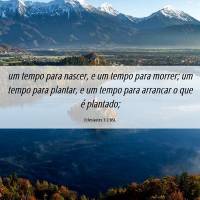 Picture 06 - Eclesiastes 3:2 BSL - um tempo para nascer, e um tempo para morrer; um - Bible Verse Picture