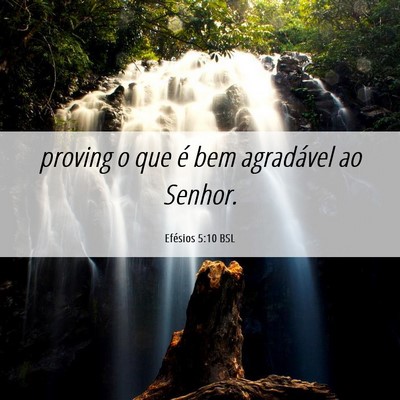 Picture 06 - Efésios 5:10 BSL - proving o que é bem agradável ao - Bible Verse Picture