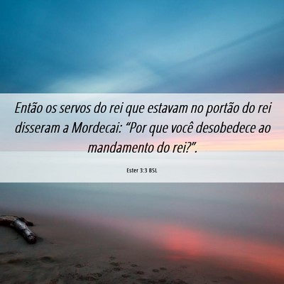 Picture 06 - Ester 3:3 BSL - Então os servos do rei que estavam no portão do - Bible Verse Picture