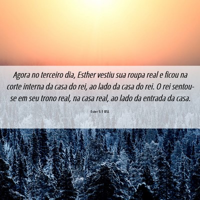 Picture 06 - Ester 5:1 BSL - Agora no terceiro dia, Esther vestiu sua roupa - Bible Verse Picture