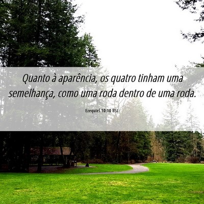 Picture 06 - Ezequiel 10:10 BSL - Quanto à aparência, os quatro tinham uma - Bible Verse Picture