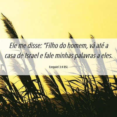 Picture 06 - Ezequiel 3:4 BSL - Ele me disse: “Filho do homem, vá até a casa - Bible Verse Picture