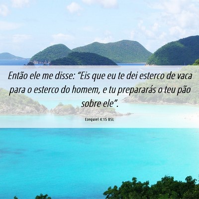 Picture 06 - Ezequiel 4:15 BSL - Então ele me disse: “Eis que eu te dei esterco - Bible Verse Picture