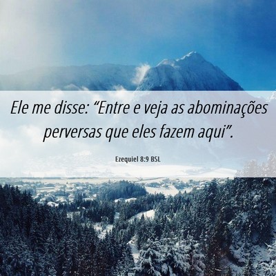 Picture 06 - Ezequiel 8:9 BSL - Ele me disse: “Entre e veja as abominações - Bible Verse Picture