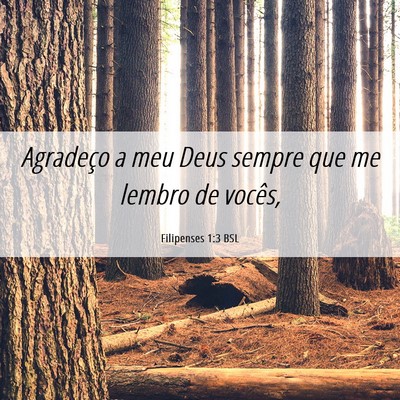 Picture 06 - Filipenses 1:3 BSL - Agradeço a meu Deus sempre que me lembro de - Bible Verse Picture
