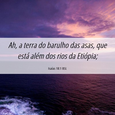 Picture 06 - Isaías 18:1 BSL - Ah, a terra do barulho das asas, que está além - Bible Verse Picture