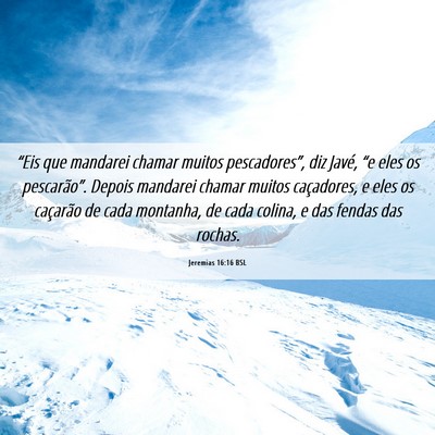 Picture 06 - Jeremias 16:16 BSL - “Eis que mandarei chamar muitos pescadores”, - Bible Verse Picture