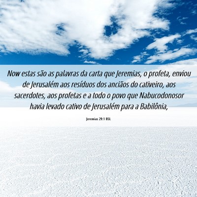 Picture 06 - Jeremias 29:1 BSL - Now estas são as palavras da carta que Jeremias, - Bible Verse Picture