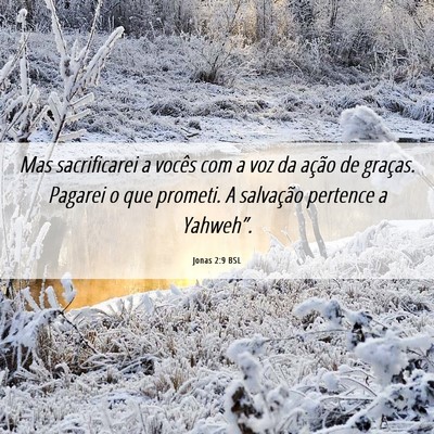 Picture 06 - Jonas 2:9 BSL - Mas sacrificarei a vocês com a voz da ação de - Bible Verse Picture