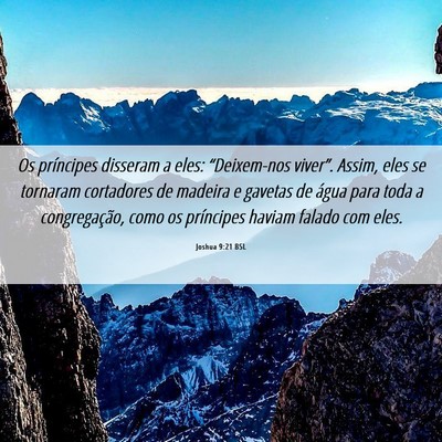 Picture 06 - Joshua 9:21 BSL - Os príncipes disseram a eles: “Deixem-nos - Bible Verse Picture