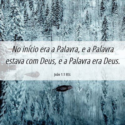 Picture 06 - João 1:1 BSL - No início era a Palavra, e a Palavra estava com - Bible Verse Picture