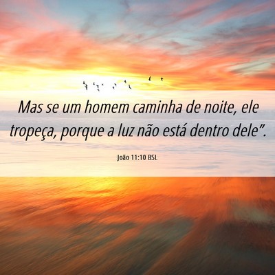 Picture 06 - João 11:10 BSL - Mas se um homem caminha de noite, ele tropeça, - Bible Verse Picture