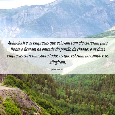 Picture 06 - Juízes 9:44 BSL - Abimelech e as empresas que estavam com ele - Bible Verse Picture