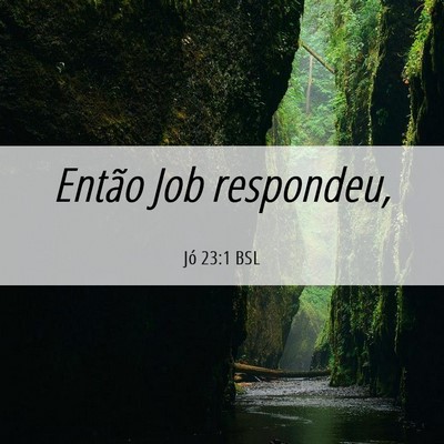 Picture 06 - Jó 23:1 BSL - Então Job - Bible Verse Picture