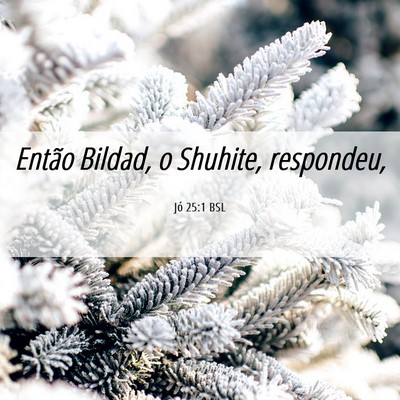 Picture 06 - Jó 25:1 BSL - Então Bildad, o Shuhite, - Bible Verse Picture
