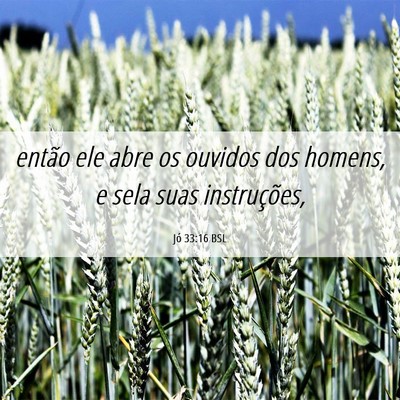 Picture 06 - Jó 33:16 BSL - então ele abre os ouvidos dos homens, e sela - Bible Verse Picture