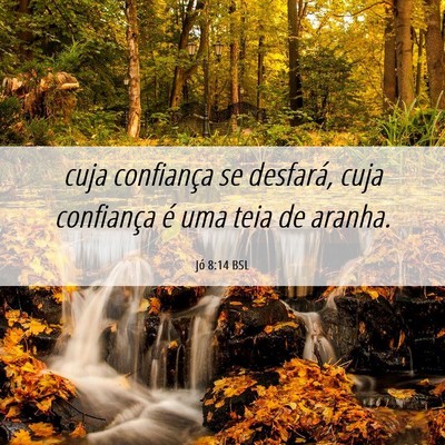 Picture 06 - Jó 8:14 BSL - cuja confiança se desfará, cuja confiança é - Bible Verse Picture