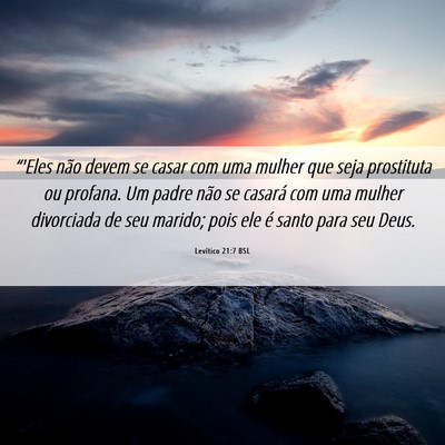 Picture 06 - Levítico 21:7 BSL - “'Eles não devem se casar com uma mulher que - Bible Verse Picture