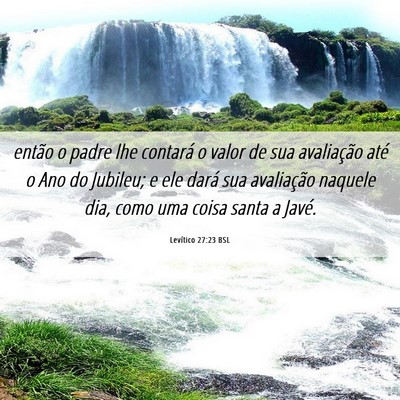 Picture 06 - Levítico 27:23 BSL - então o padre lhe contará o valor de sua - Bible Verse Picture