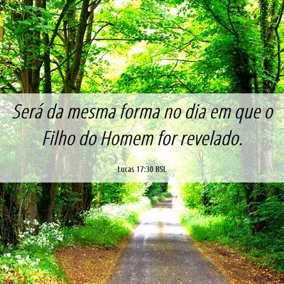 Picture 06 - Lucas 17:30 BSL - Será da mesma forma no dia em que o Filho do - Bible Verse Picture