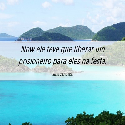 Picture 06 - Lucas 23:17 BSL - Now ele teve que liberar um prisioneiro para eles - Bible Verse Picture