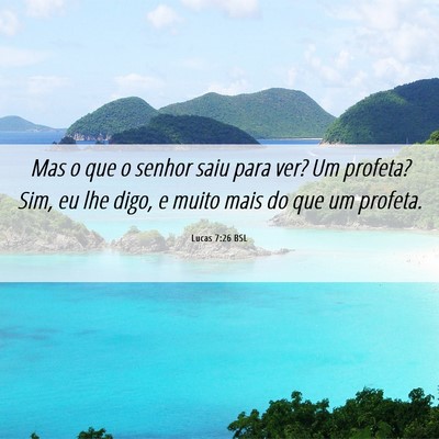 Picture 06 - Lucas 7:26 BSL - Mas o que o senhor saiu para ver? Um profeta? - Bible Verse Picture