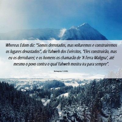 Picture 06 - Malaquias 1:4 BSL - Whereas Edom diz: “Somos derrotados, mas - Bible Verse Picture