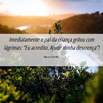 Picture 06 - Marcos 9:24 BSL - Imediatamente o pai da criança gritou com - Bible Verse Picture