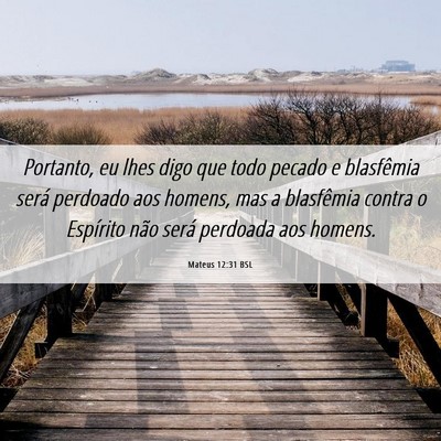Picture 06 - Mateus 12:31 BSL - Portanto, eu lhes digo que todo pecado e - Bible Verse Picture