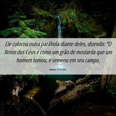 Picture 06 - Mateus 13:31 BSL - Ele colocou outra parábola diante deles, - Bible Verse Picture