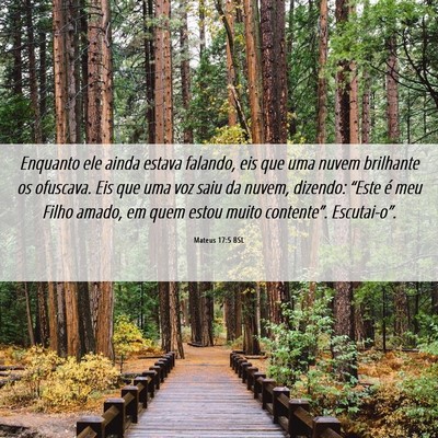 Picture 06 - Mateus 17:5 BSL - Enquanto ele ainda estava falando, eis que uma - Bible Verse Picture