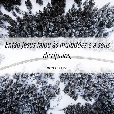 Picture 06 - Mateus 23:1 BSL - Então Jesus falou às multidões e a seus - Bible Verse Picture