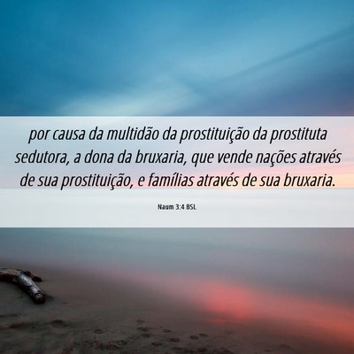 Picture 06 - Naum 3:4 BSL - por causa da multidão da prostituição da - Bible Verse Picture