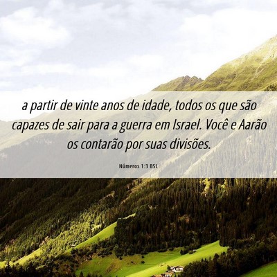Picture 06 - Números 1:3 BSL - a partir de vinte anos de idade, todos os que - Bible Verse Picture