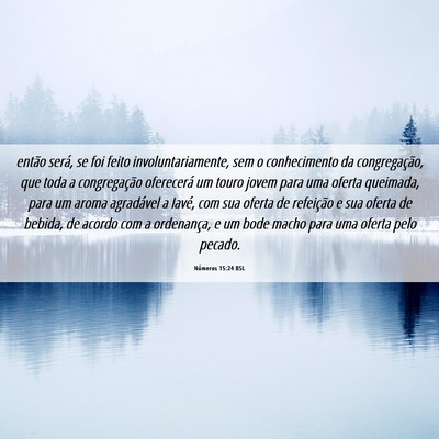 Picture 06 - Números 15:24 BSL - então será, se foi feito involuntariamente, sem - Bible Verse Picture