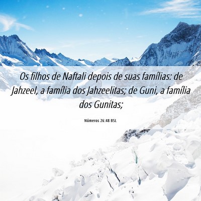 Picture 06 - Números 26:48 BSL - Os filhos de Naftali depois de suas famílias: de - Bible Verse Picture