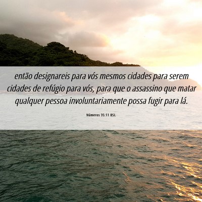Picture 06 - Números 35:11 BSL - então designareis para vós mesmos cidades para - Bible Verse Picture