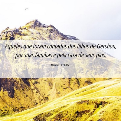 Picture 06 - Números 4:38 BSL - Aqueles que foram contados dos filhos de Gershon, - Bible Verse Picture