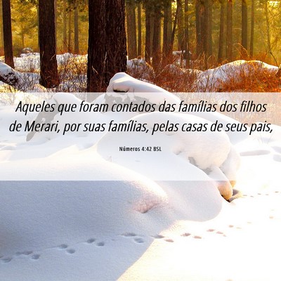 Picture 06 - Números 4:42 BSL - Aqueles que foram contados das famílias dos - Bible Verse Picture