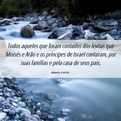 Picture 06 - Números 4:46 BSL - Todos aqueles que foram contados dos levitas que - Bible Verse Picture