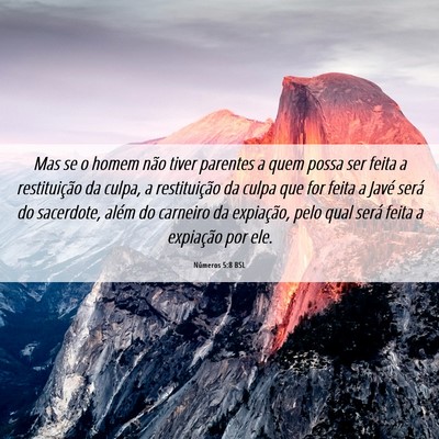 Picture 06 - Números 5:8 BSL - Mas se o homem não tiver parentes a quem possa - Bible Verse Picture