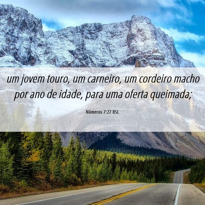 Picture 06 - Números 7:27 BSL - um jovem touro, um carneiro, um cordeiro macho - Bible Verse Picture