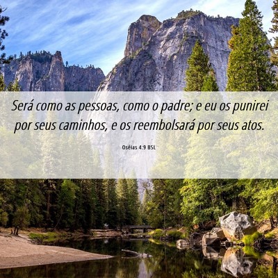 Picture 06 - Oséias 4:9 BSL - Será como as pessoas, como o padre; e eu os - Bible Verse Picture